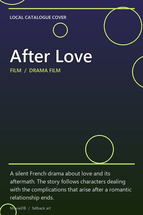 After Love poster
