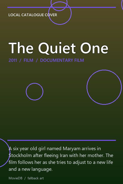 The Quiet One poster