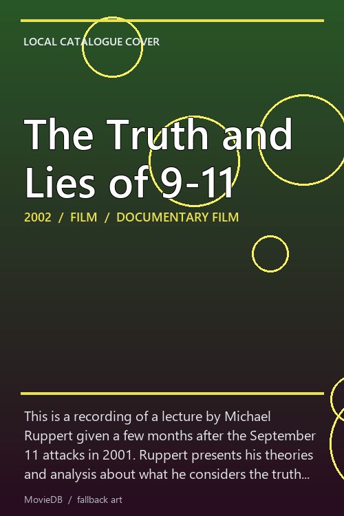 The Truth and Lies of 9-11 poster