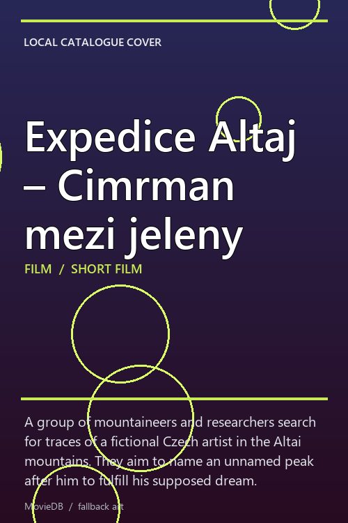 Expedice Altaj – Cimrman mezi jeleny poster