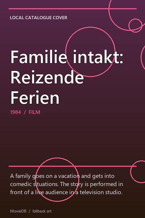 Familie intakt: Reizende Ferien poster