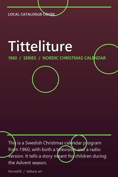 Titteliture poster