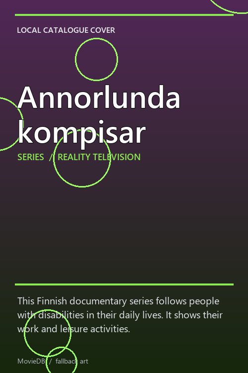 Annorlunda kompisar poster