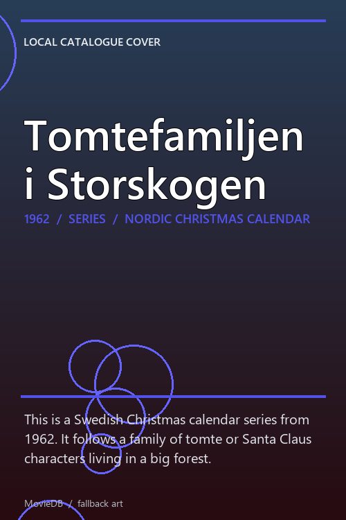 Tomtefamiljen i Storskogen poster