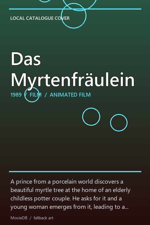 Das Myrtenfräulein poster