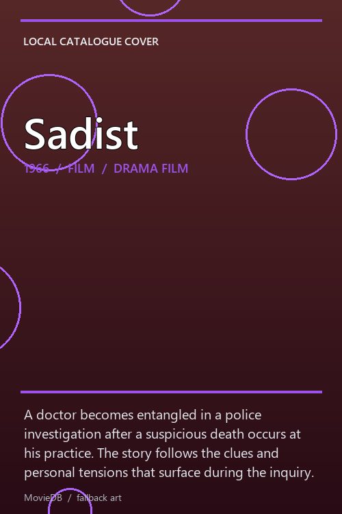 Sadist poster