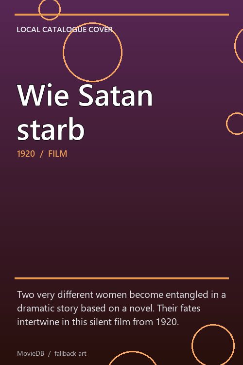 Wie Satan starb poster