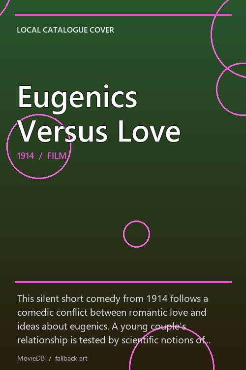 Eugenics Versus Love poster