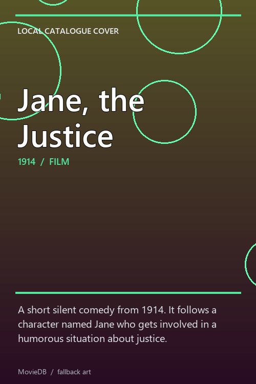 Jane, the Justice poster