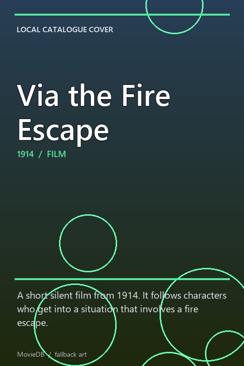 Via the Fire Escape poster