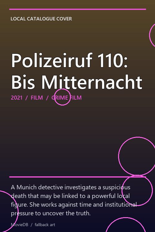 Polizeiruf 110: Bis Mitternacht poster