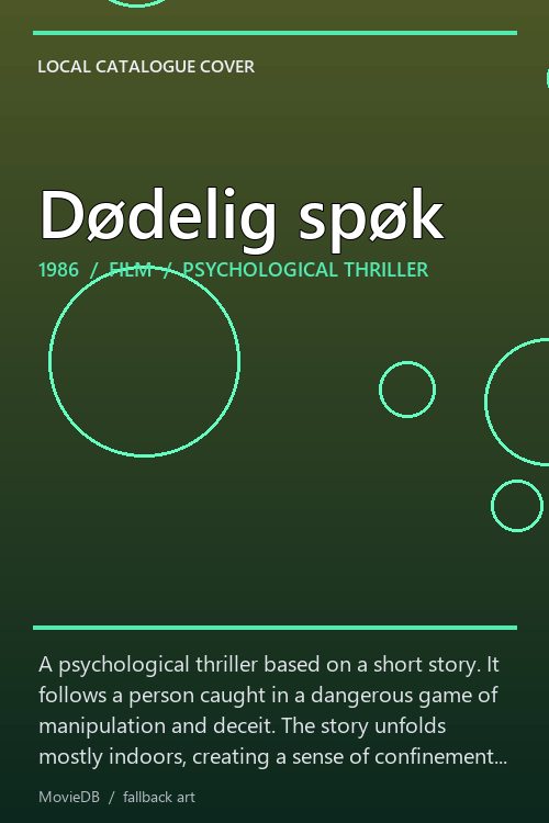 Dødelig spøk poster