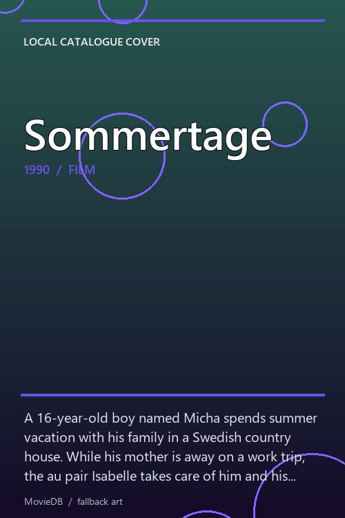 Sommertage poster