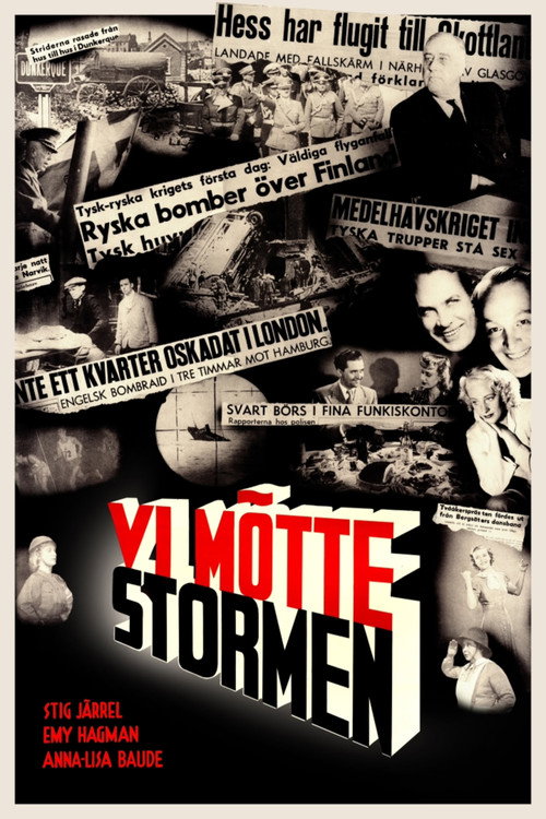 Vi mötte stormen poster
