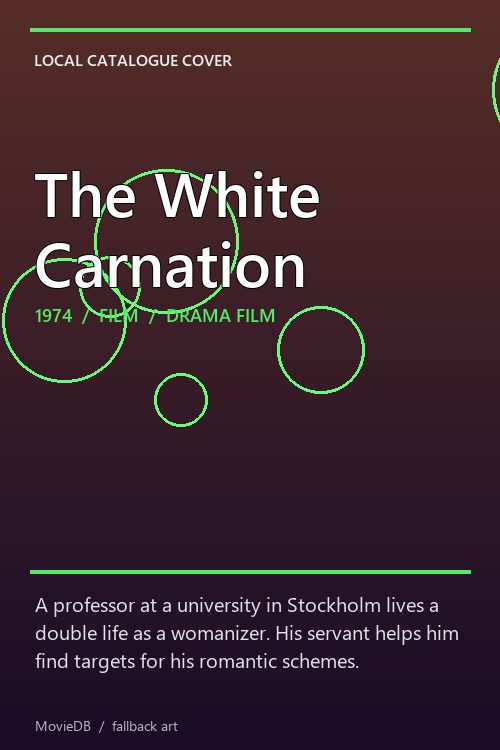 The White Carnation poster