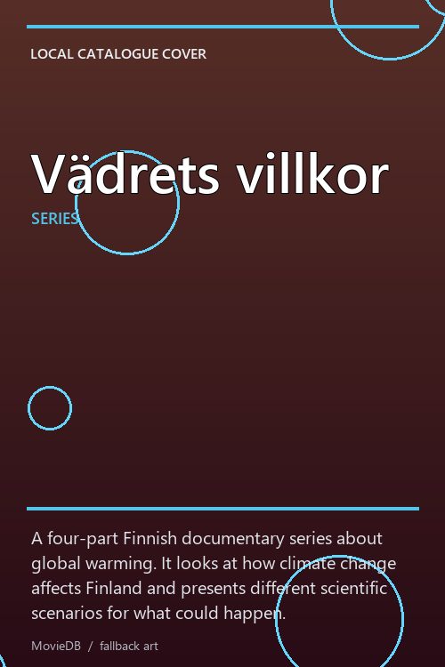 Vädrets villkor poster