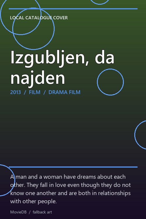 Izgubljen, da najden poster
