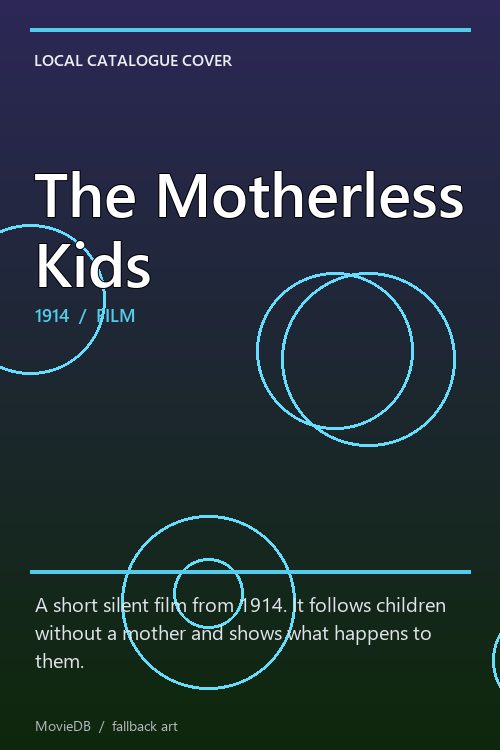 The Motherless Kids poster