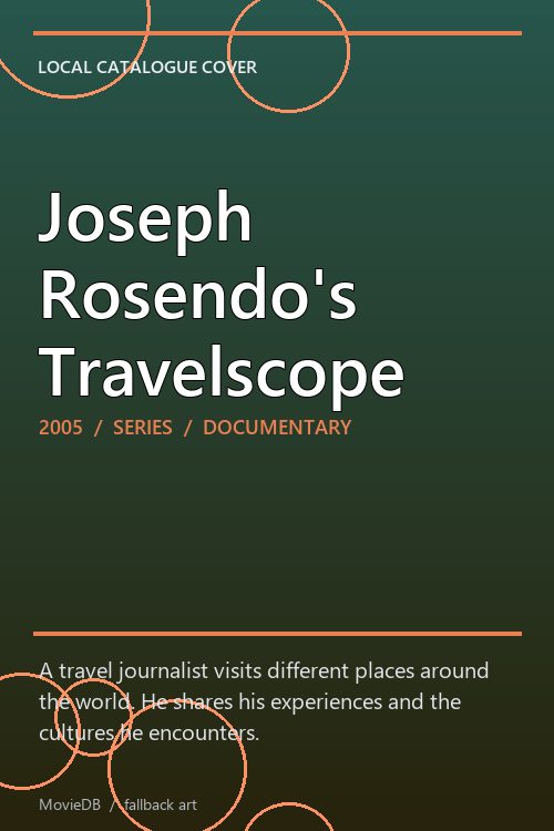 Joseph Rosendo's Travelscope poster