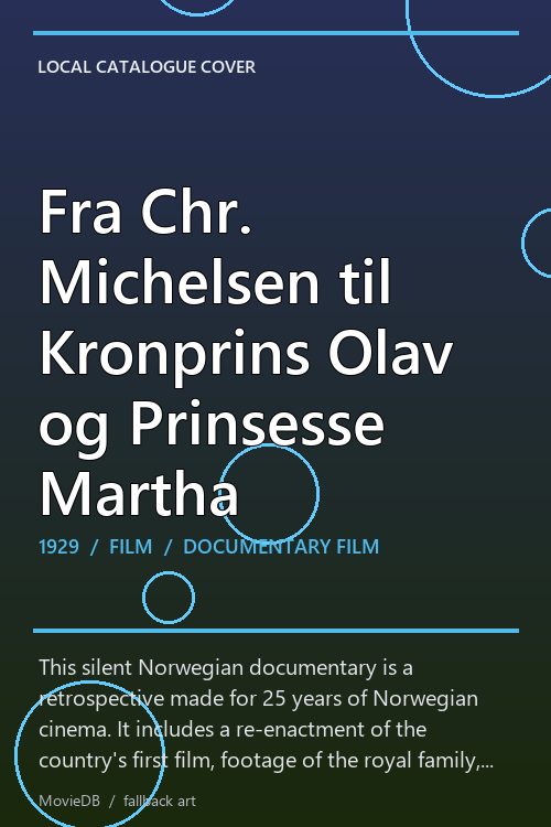 Fra Chr. Michelsen til Kronprins Olav og Prinsesse Martha poster