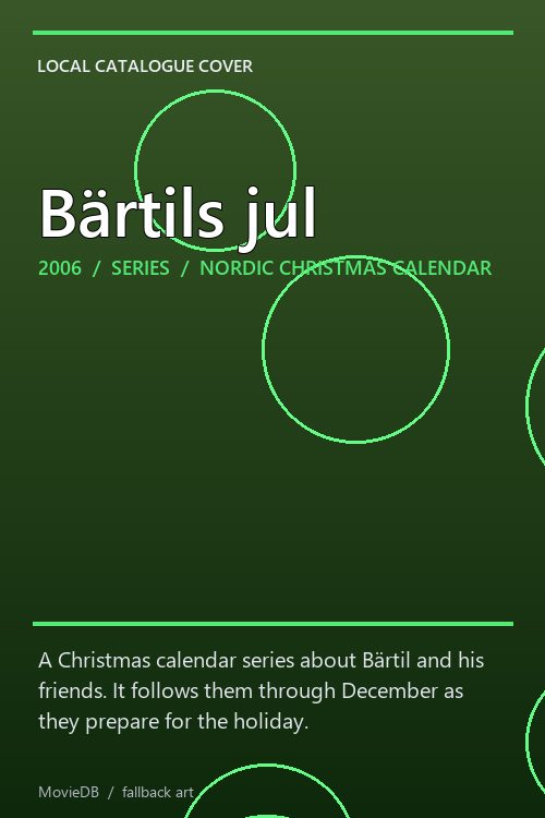 Bärtils jul poster