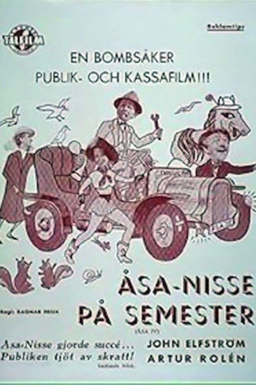 Åsa-Nisse on Holiday poster