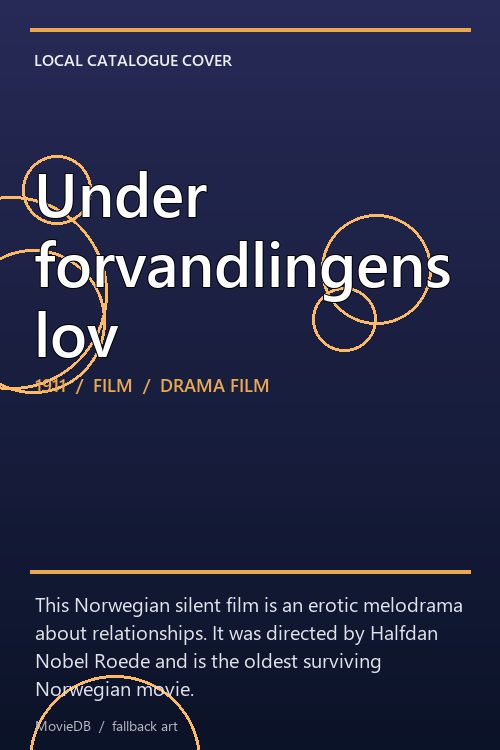 Under forvandlingens lov poster