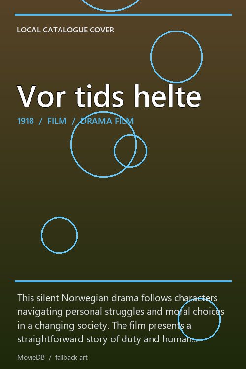 Vor tids helte poster