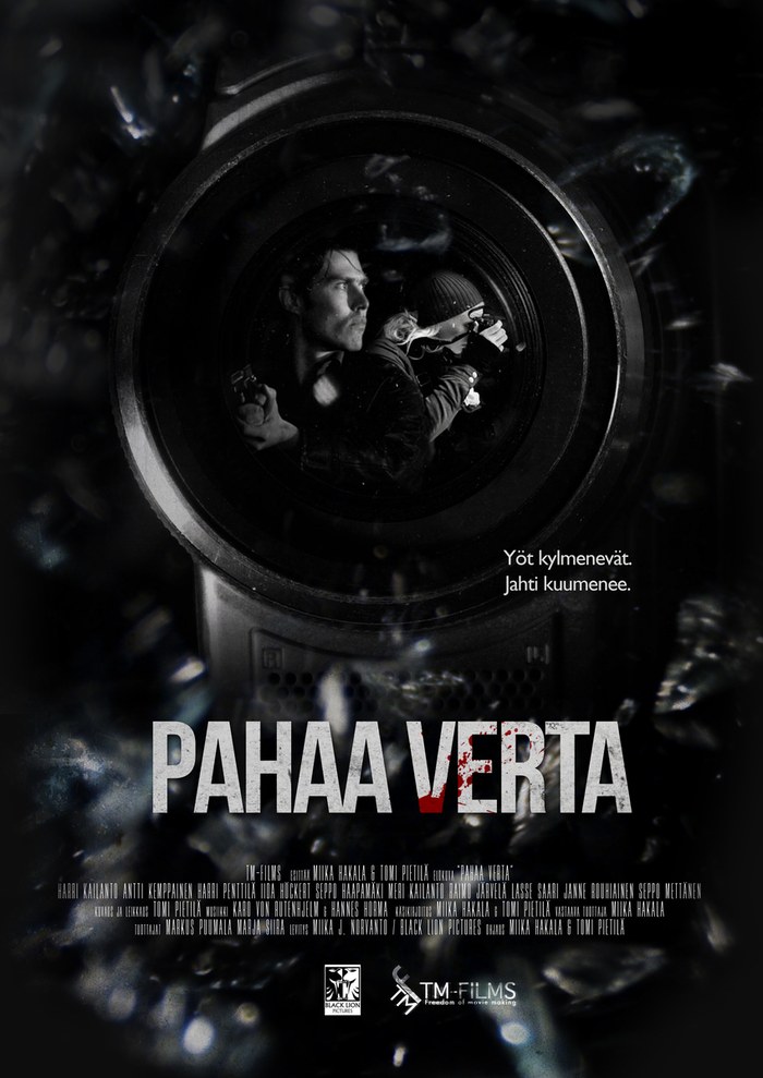 Pahaa verta poster