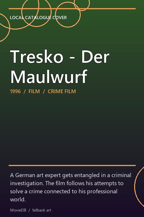 Tresko - Der Maulwurf poster
