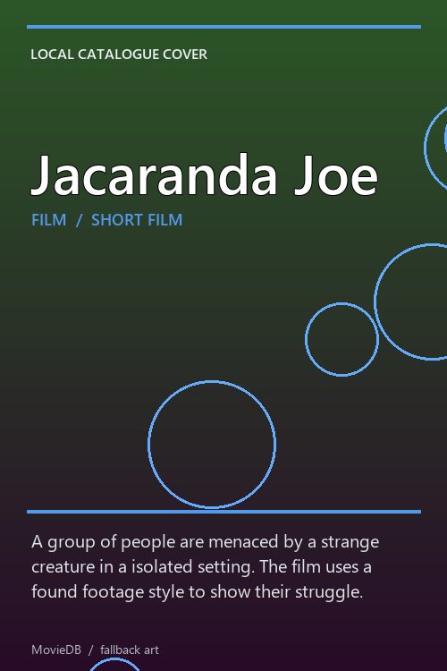 Jacaranda Joe poster