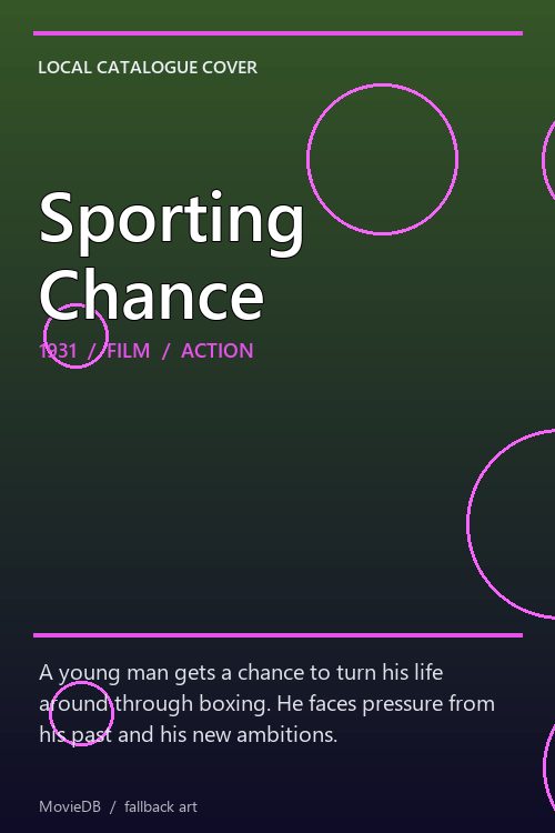 Sporting Chance poster
