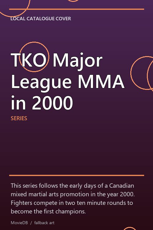 TKO Major League MMA in 2000 poster
