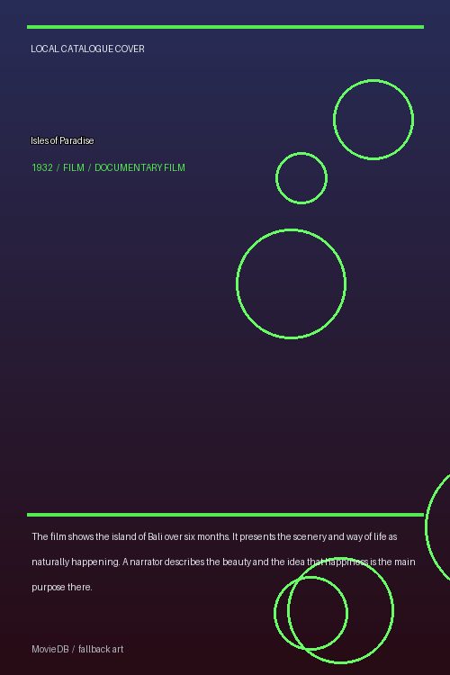 Isles of Paradise poster