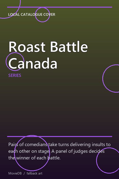 Roast Battle Canada poster