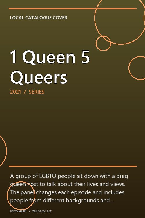 1 Queen 5 Queers poster