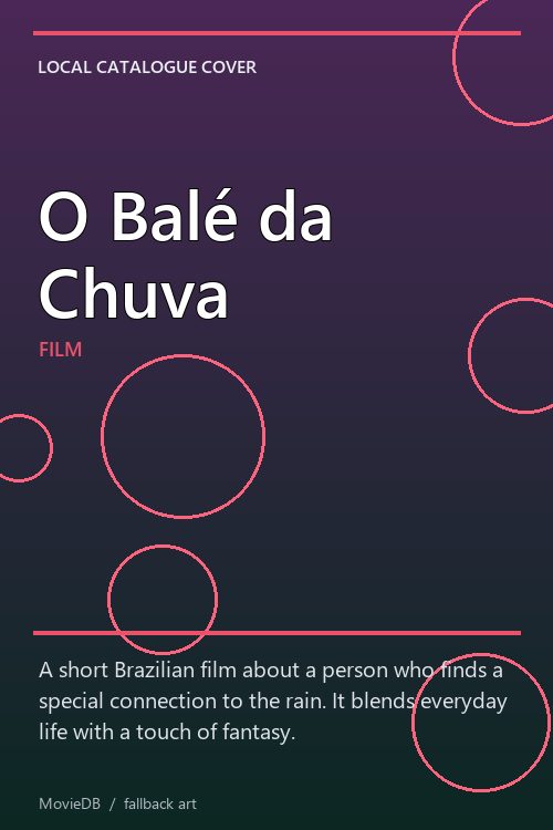 O Balé da Chuva poster
