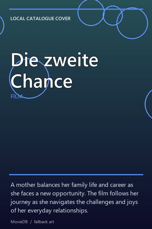Die zweite Chance poster