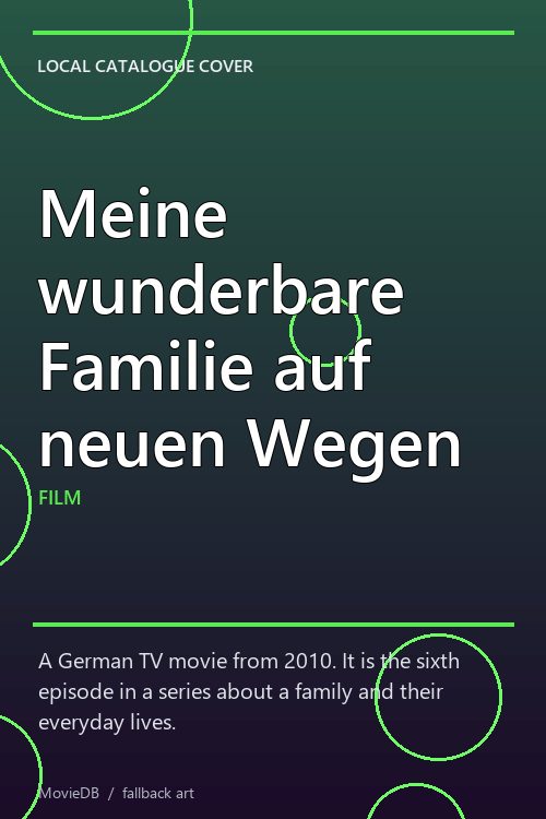 Meine wunderbare Familie auf neuen Wegen poster