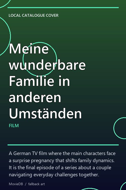 Meine wunderbare Familie in anderen Umständen poster