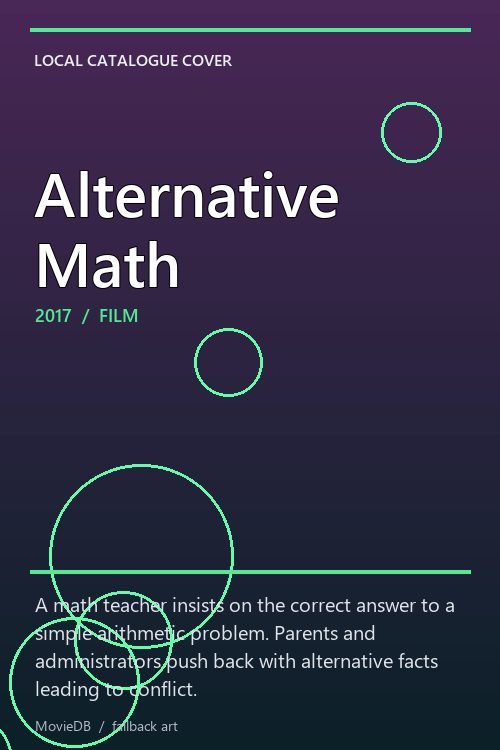 Alternative Math poster