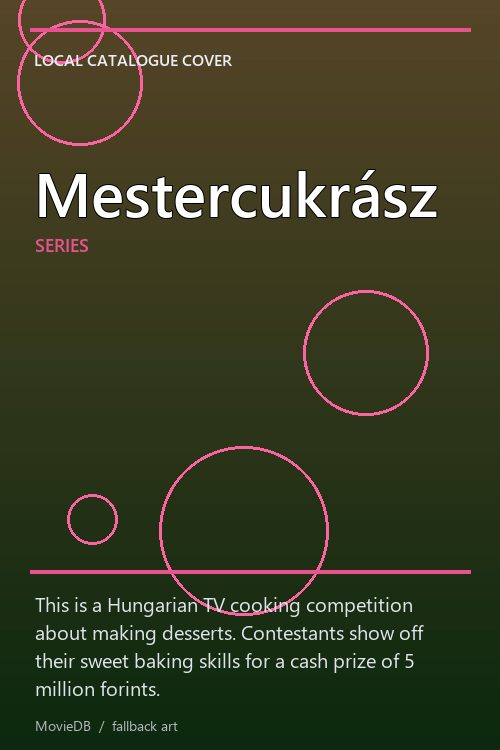 Mestercukrász poster