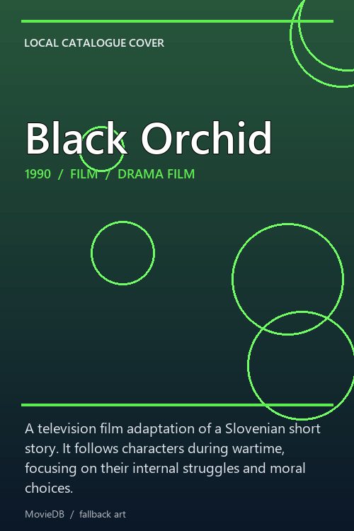 Black Orchid poster