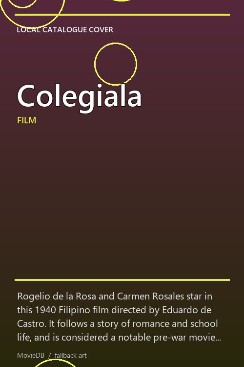 Colegiala poster