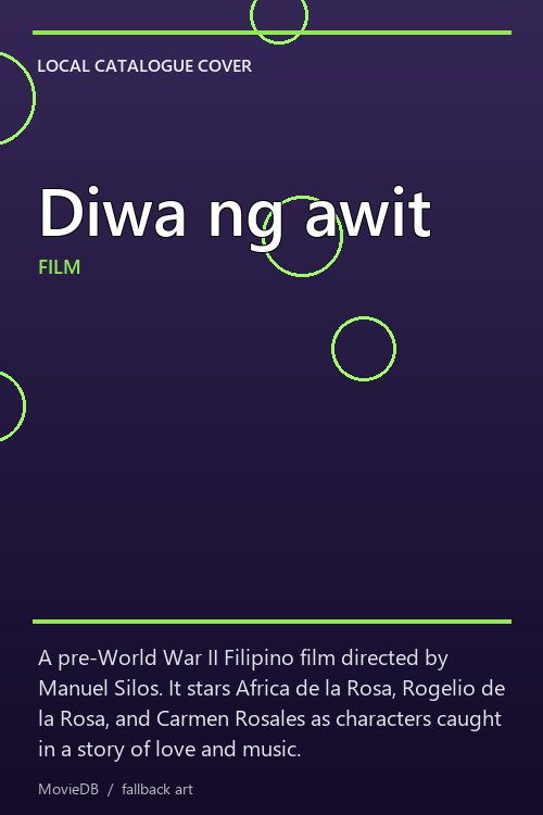 Diwa ng awit poster