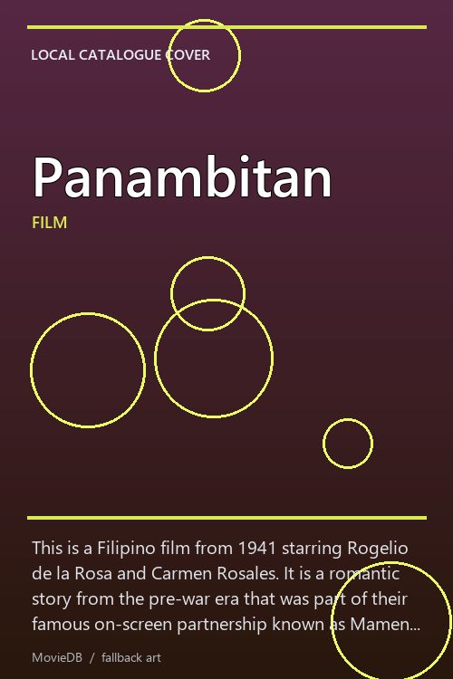 Panambitan poster