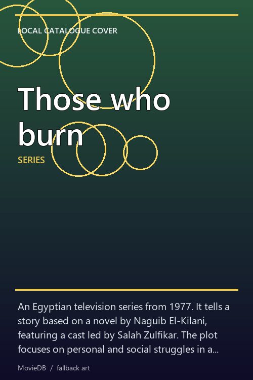 Those who burn poster