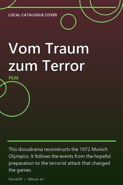 Vom Traum zum Terror poster