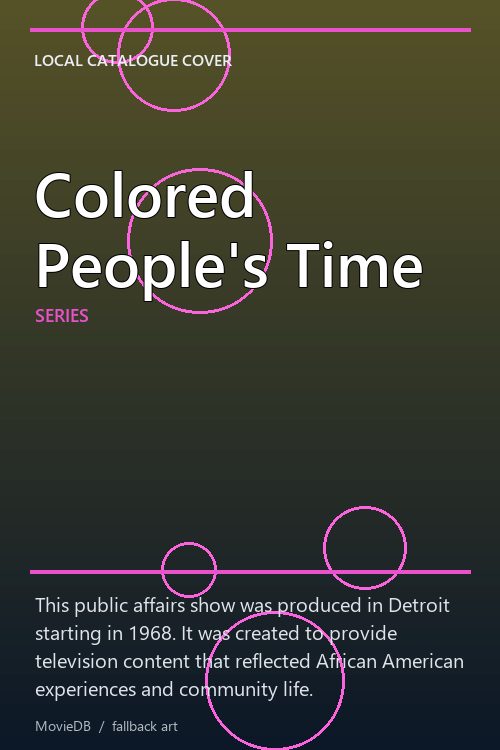 Colored People's Time poster