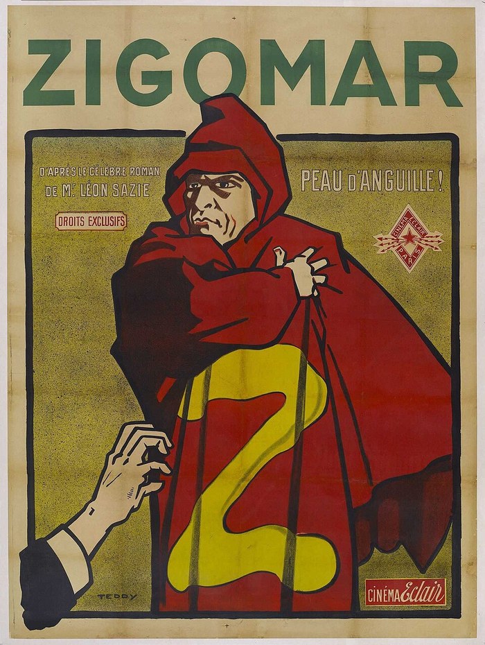 Zigomar the Eelskin poster